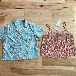 Bundle Joie Floral Light Tops | Medium